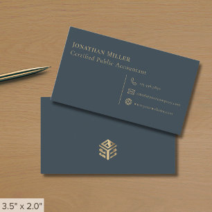 Accountant CPA Simple Modern Business Card