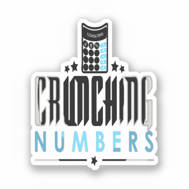 Accountant - Crunching Numbers (Front)