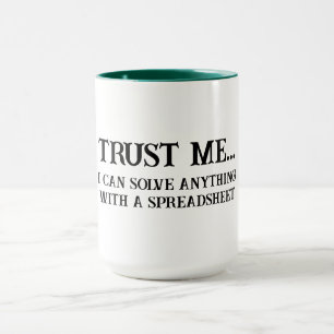 Accountant Data Nerd I Can Solve Anything Coffee  Mug