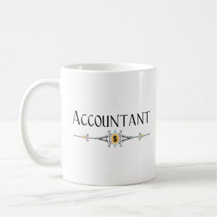 Accountant Decorative Line Coffee Mug