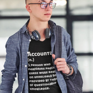 Accountant Definition Funny Meaning T-Shirt