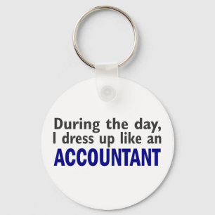 ACCOUNTANT During The Day Key Ring