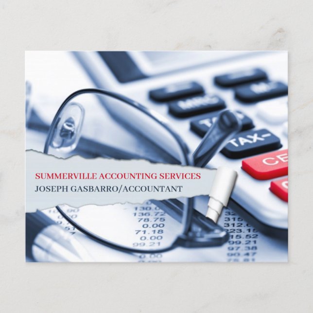 Accountant  flyer (Front)