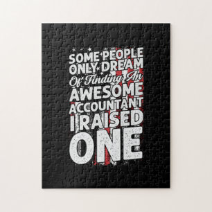 Accountant Gift An Awesome Accountant Jigsaw Puzzle