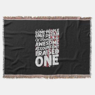 Accountant Gift An Awesome Accountant Throw Blanket