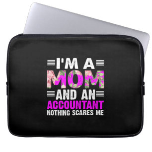 Accountant Gift I Am A Mum And An Accountant Laptop Sleeve
