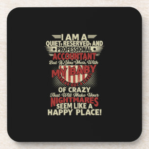 Accountant Gift   I Am A Professional Accountant Coaster
