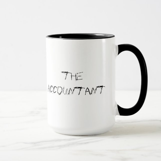 Accountant gift mug - cool edgy (Right)