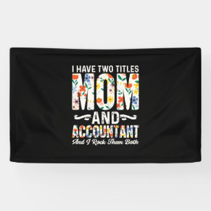 Accountant Gift   Mum And Accountant Banner