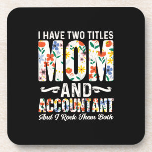 Accountant Gift Mum And Accountant Coaster