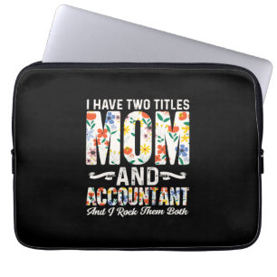 Accountant Gift   Mum And Accountant Laptop Sleeve