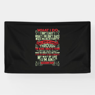 Accountant Gift   My Way Of Life Im An Accountant Banner