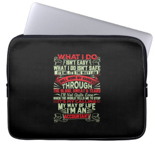 Accountant Gift My Way Of Life Im An Accountant Laptop Sleeve