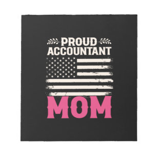 Accountant Gift Proud Accountant Mum Notepad