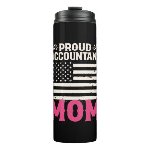 Accountant Gift Proud Accountant Mum Thermal Tumbler