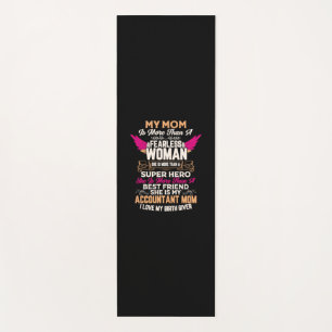 Accountant Gift She Is My Accountant Mum Yoga Mat