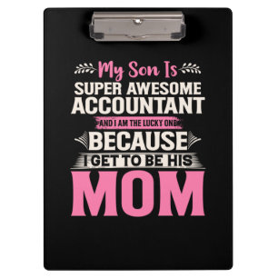 Accountant Gift   Super Awesome Accountant Clipboard
