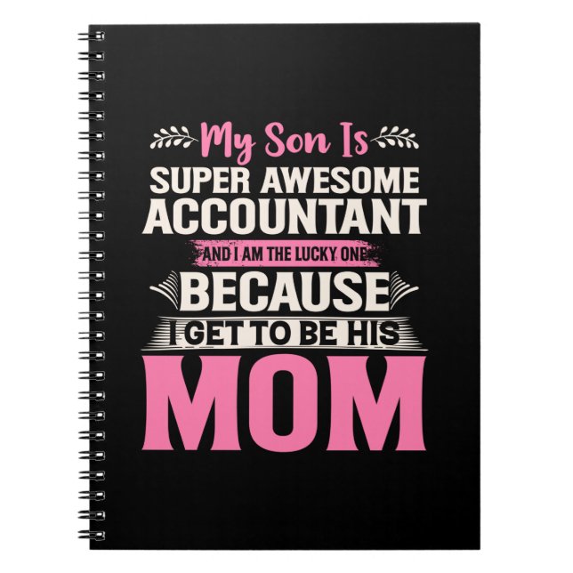 Accountant Gift | Super Awesome Accountant Notebook (Front)