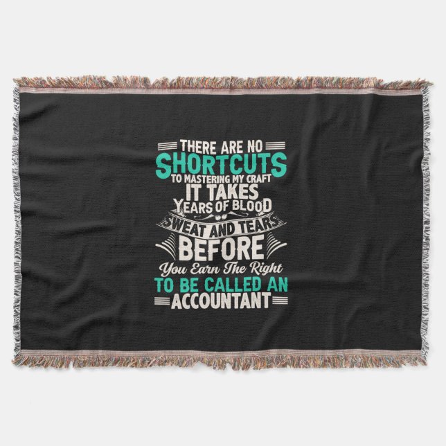 Accountant Gift | To Be Called An Accountant Throw Blanket (Front)