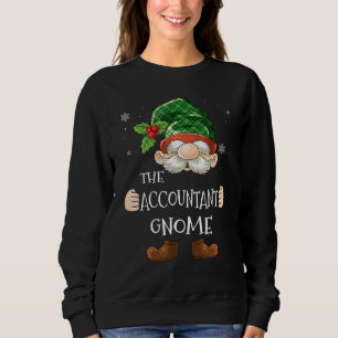 Accountant Gnome Matching Family Group Christmas P Sweatshirt