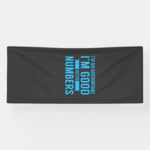 Accountant Good With Numbers Banner