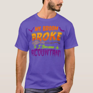Accountant Haloween funny 2 T-Shirt