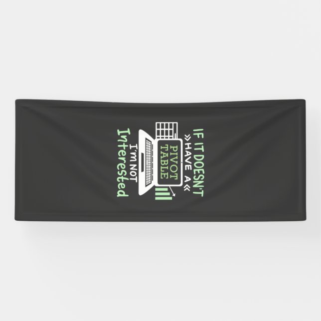 Accountant Have A Pivot Table Banner (Horizontal)