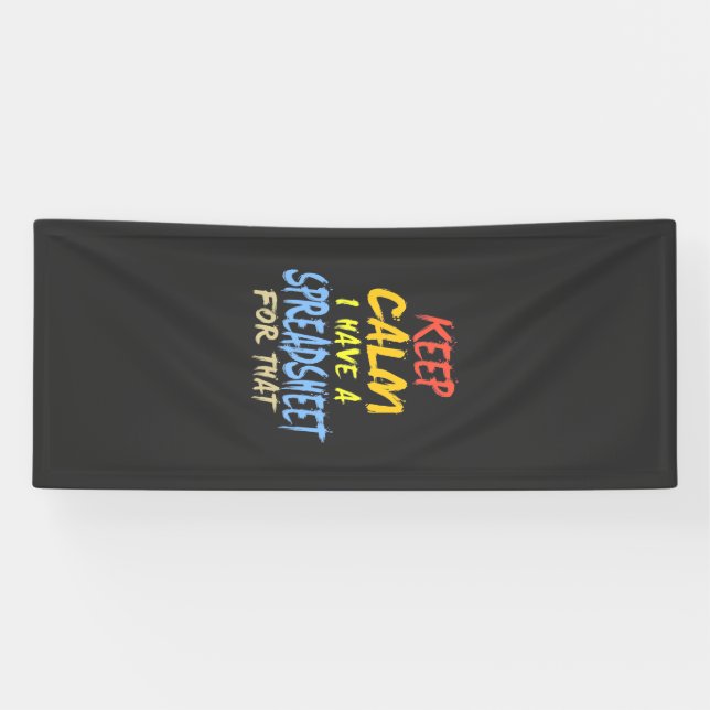 Accountant Have A Spreadsheet For That Banner (Horizontal)