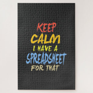 Accountant Have A Spreadsheet For That Jigsaw Puzzle