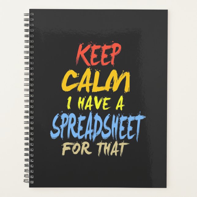Accountant Have A Spreadsheet For That Planner (Front)