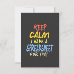 Accountant Have A Spreadsheet For That Thank You Card