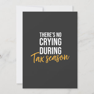 Accountant In Tax Season Invitation
