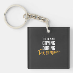 Accountant In Tax Season Key Ring
