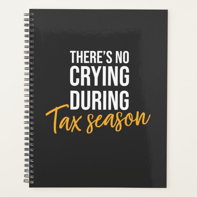 Accountant In Tax Season Planner (Front)
