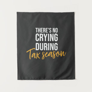 Accountant In Tax Season Tapestry