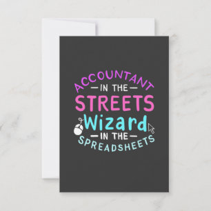 Accountant In The Streets Thank You Card