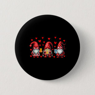 Accountant Job Team Three Gnomes Valentine's Day C 6 Cm Round Badge