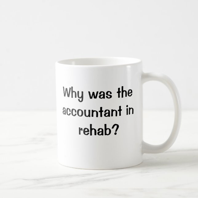 Accountant Joke Mug (Right)