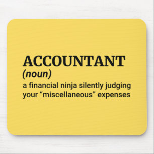 Accountant Life Explained Mouse Pad