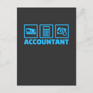 Accountant Life Invitation Postcard