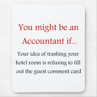 Accountant Mouse pad