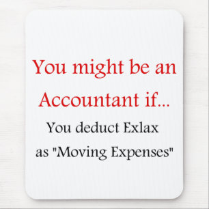 Accountant Mouse pad
