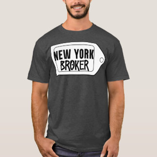 ACCOUNTANT NEW YORK BLACK AND WHITE BROKER T-Shirt