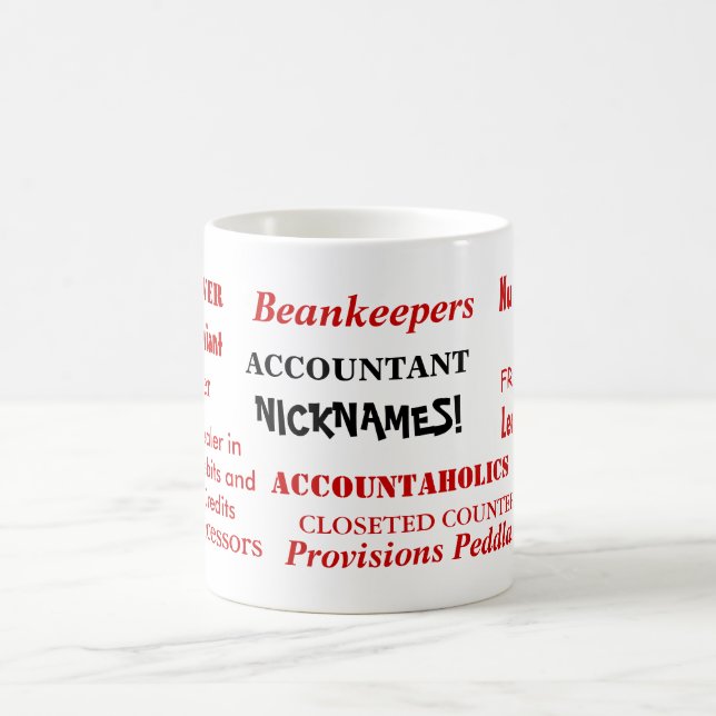Accountant Nicknames Mug (Center)