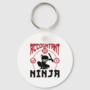Accountant Ninja Accounting CPA Key Ring