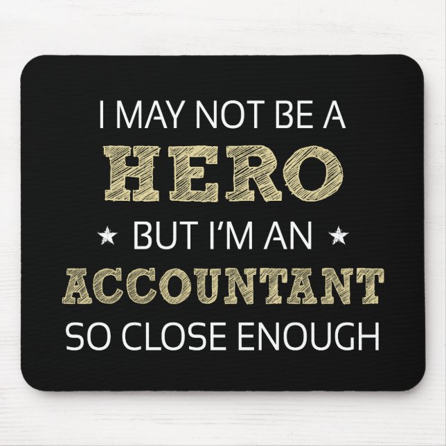 Accountant Novelty Mouse Pad (Front)