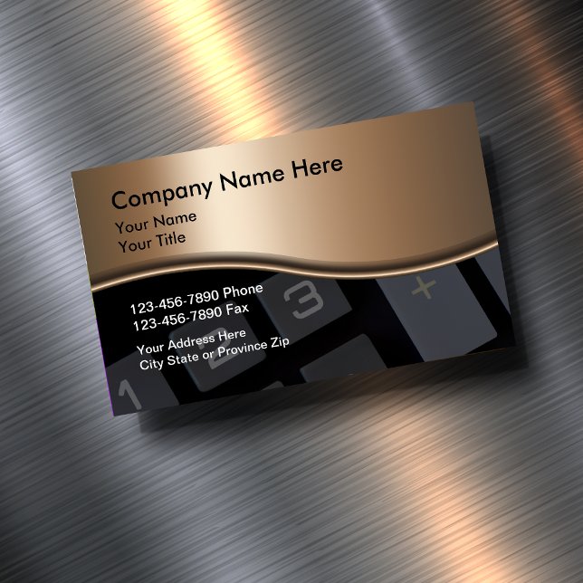 Accountant Professional CPA Magnetic Business Card (Creator Uploaded)