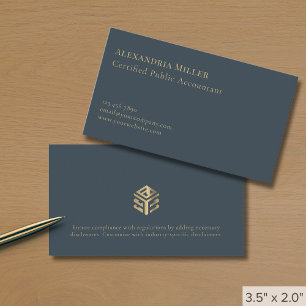 Accountant Tax Finance Professional Business Card