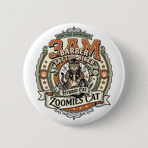 Accountant Tax Season Cat Accountant Tax Season Ca 6 Cm Round Badge