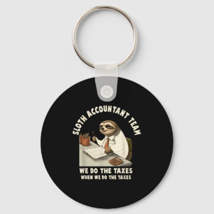 Accountant tax season day accounting taxation key ring